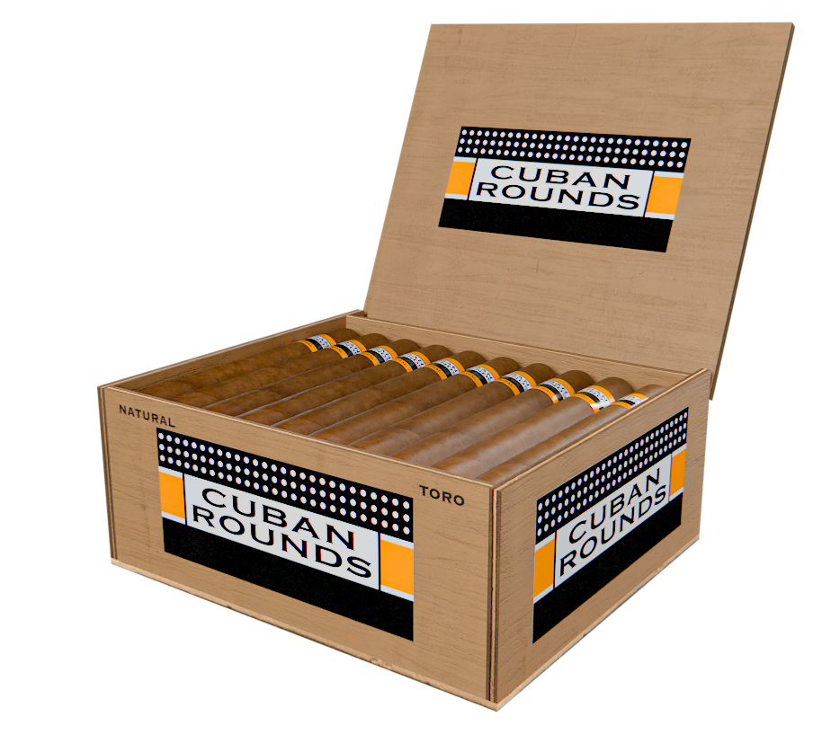 packs-box Cuban Rounds Cigar Box