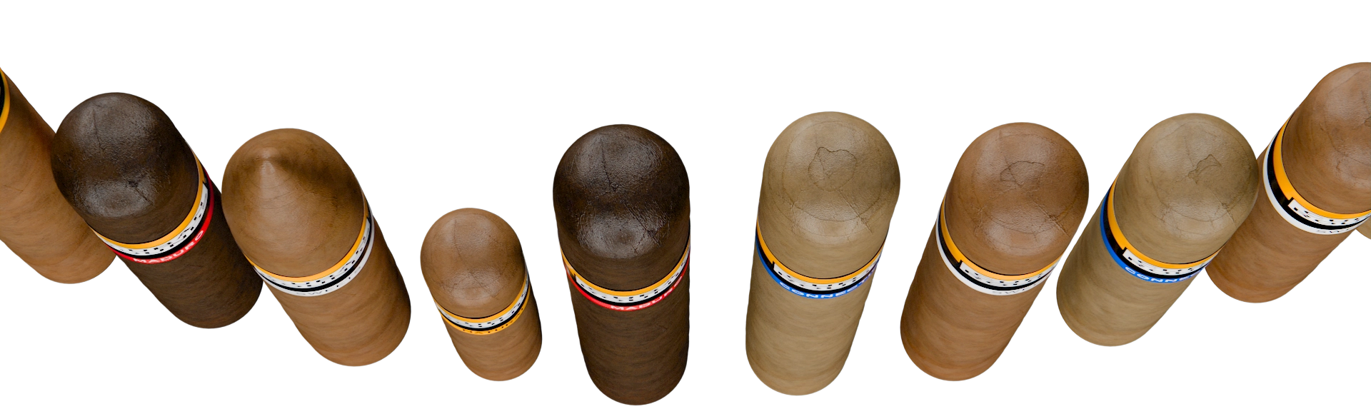Cuban Round Cigar Array